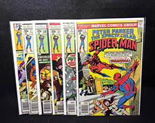 Marvel Peter Parker The Spectacular Spider-Man Comic Book Lot 1978 Boarded picture