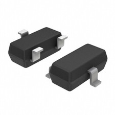 4 pcs BAW56, 75V, 300 mA dual  DIODE.COMMON ANODE, SOT23 picture