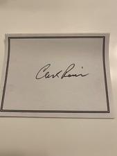 Carl Reiner American Actor Writer Author Signed Bookplate Autographed New picture