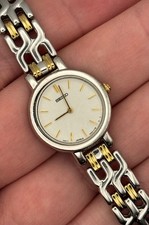 1983 Vintage Seiko Women's Two-Tone Dress Watch w/Original Band - 1N00 Quartz picture