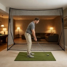 7x10ft Golf Practice Hitting Net for Golfers Indoor or Outdoor Use, w/ Carry Bag picture