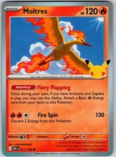 Moltres Holofoil [30C - 011/128] Pokemon NM picture
