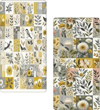 Ambesonne BOHO 2 Pack Twin Fitted Sheets Earth Yellow Champagen picture
