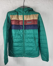 Outerknown Men's Chromatic Reversible Green Down Puffer Coat Size Small picture