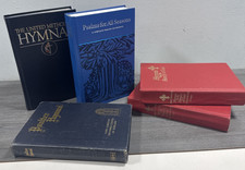 5 Church Hymnals Mixed Lot Psalms Seasons HC Books VTG Psalter Methodist etc picture