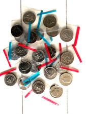 Full Roll of 20 -BU 1973 P + D UNCIRCULATED Kennedy Half Dollars In Mint Cello picture