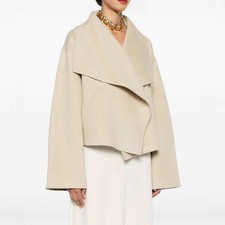 Toteme Womens Spring Summer New Classic Wool Double-sided Fruit Collar Jacket picture