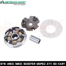 New Variator Fan Rollers & Clutch For GY6 49 50cc Scooter Moped Go Kart ATV picture