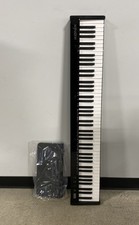 KONIX 61-Key Digital Piano Portable Electronic Keyboard Black with Case picture