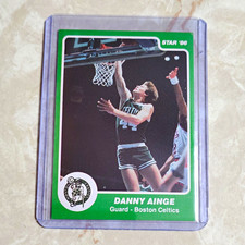 Star 1985-86 Danny Ainge Green Border #96 Boston Celtics Basketball Card picture