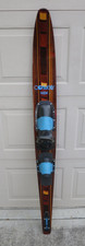 *RARE* Vintage Inlaid Wood Connelly Hook 65 Slalom Waterski - Maherajah Era MINT picture