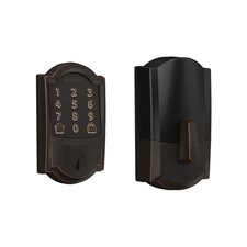 RING -- Schlage Encode Smart Wi-Fi Deadbolt with Camelot Trim -  Aged Bronze picture