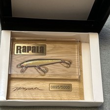 Rapala Legends Limited Edition Mounted Golden Minnow Display Box Set  #0895/5000 picture