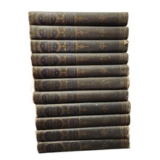 Antique OUR WONDER WORLD Encyclopedia Book Set of 11 Original Volumes Shuman picture