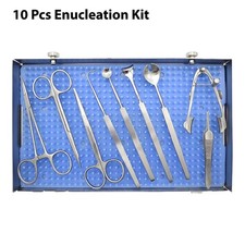 10 Pcs Enucleation Kit Stainless Steel Reusable Ophthalmic Instrument German picture