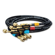 Fieldpiece HR3B Ball Valve Refrigerant Charging Hose Set 3-Pack 5ft 1/4in A2L picture