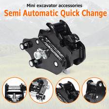 Semi-Automatic Quick Change Hitch for 0.8‑1.5T Mini Digger, US Stock picture