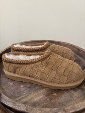 UGG Unisex Tasman Dark Chestnut Weave Slipper Size 9 men's / Women's 11 picture