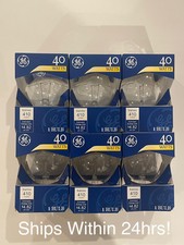 6-GE 40W 410 Lumen 3 1/8 Inches Vanity Light Bulb Warm Medium Ships WIthin 24hrs picture