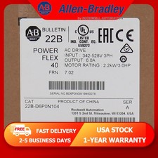 New AB 22B-D6P0N104/A PowerFlex 40 2.2KW(3HP) AC Drive AB Real US Stock picture