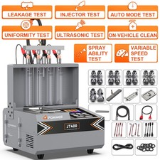 FOXWELL JT400 4 Cylinders Injector Cleaning Machine Fuel Injector Cleaner Tester picture