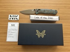 Nodak Custom “Lake of the Isles” Shipwreck Copper Benchmade 535 Bugout FDE S30V picture