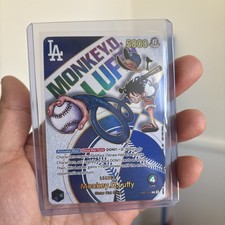 2025 One Piece EN Dodgers X One Piece Night #010 Monkey D Luffy Promo picture