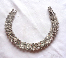 Pretty Vintage 925 Sterling Silver Marcasite Bracelet picture
