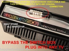 Coleco Colecovision TV RF Video Television Cable Connector Switch Box picture