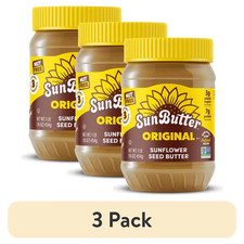 (3 pack) SunButter Original Sunflower Seed Butter 16 oz Jar picture