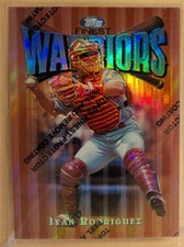 1997 Topps Finest BRONZE REFRACTOR #90 Ivan Rodriguez Rangers HOF RARE PARALLEL picture