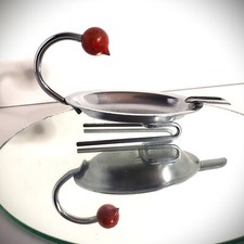 Vintage 1930s ART DECO CHASE Chrome & Bakelite BIRD ASHTRAY Walter Von Nessen picture