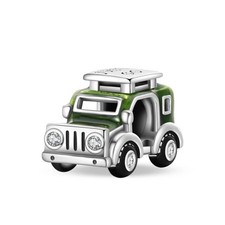 Off Road Vehicle Road Trip 925 Sterling Silver Charm for Bracelet or Necklace picture
