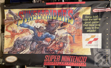 Sunset Riders 5' Flag Banner Poster Super Nintendo 1993 SNES Konami Shooter picture