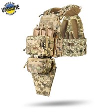 NIR Ukrainian Military Weight Vest Full Set M7 PRO Gen2 MOLLE Body Pouches MM14 picture