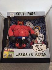 South Park: Talking Satan VS Jesus plush - 2002 Limited Edition Box not perfect picture