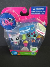 NEW Littlest PET SHOP 2482 German Shepherd 2483 Peacock Sparkle Walmart Excl Set picture