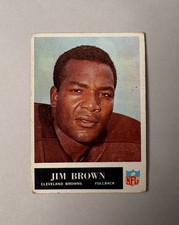 1965 Philadelphia Jim Brown #31 Cleveland Browns HOF Vintage Football Card picture