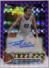 2023-24 Topps Chrome Franz Wagner #CG-FW Purple Geometric Refractor Auto picture