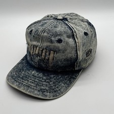 Vintage Nike Force Denim Challenge Court Hat OSFA, 90’s Nike Denim Style Hat picture