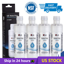 4 PACK Refresh Refrigerator Ice Water Filter LG LT1000P ADQ747935 Brand New picture