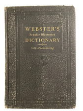 Vintage ~ Webster's Popular Illustrated Dictionary 