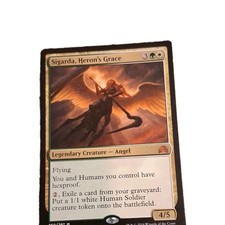 Sigarda, Heron's Grace 27/297 Shadows over Innistrad Mythic Regular Angel WG picture
