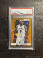 2013-14 Panini Prizm Paul Pierce #55 Orange Prizm /60 PSA 9 Nets picture