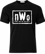 New World Order T-Shirt nWo Logo WCW Professional Wrestling T Shirt Tee picture