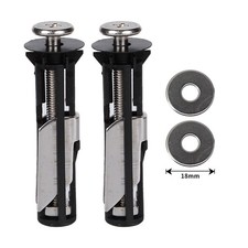 2 PCS Heavy Duty Toilet Seat Fastener Bolt kit, Universal Toilet Seat Bolt Kit picture