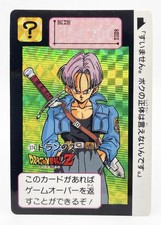 Dragon Ball Z Carddass No374 Trunks Holo Prism Vintage Japanese Card Bandai Rare picture
