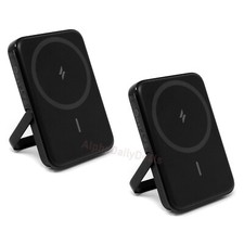2 Pack Anker MagGo Magnetic Power Bank iPhone Wireless Battery Kickstand 5000mAh picture