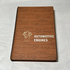Automotive Engines Textbook, 1959 William Crouse 2nd edition HC McGraw Hill picture
