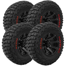 (QTY 4) 35x12.50R20LT Kenda Klever M/T2 KR629 125Q Load Range F Red Letter Tires picture